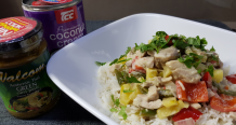 Chicken Thai Green Curry with Fresh Pineapple